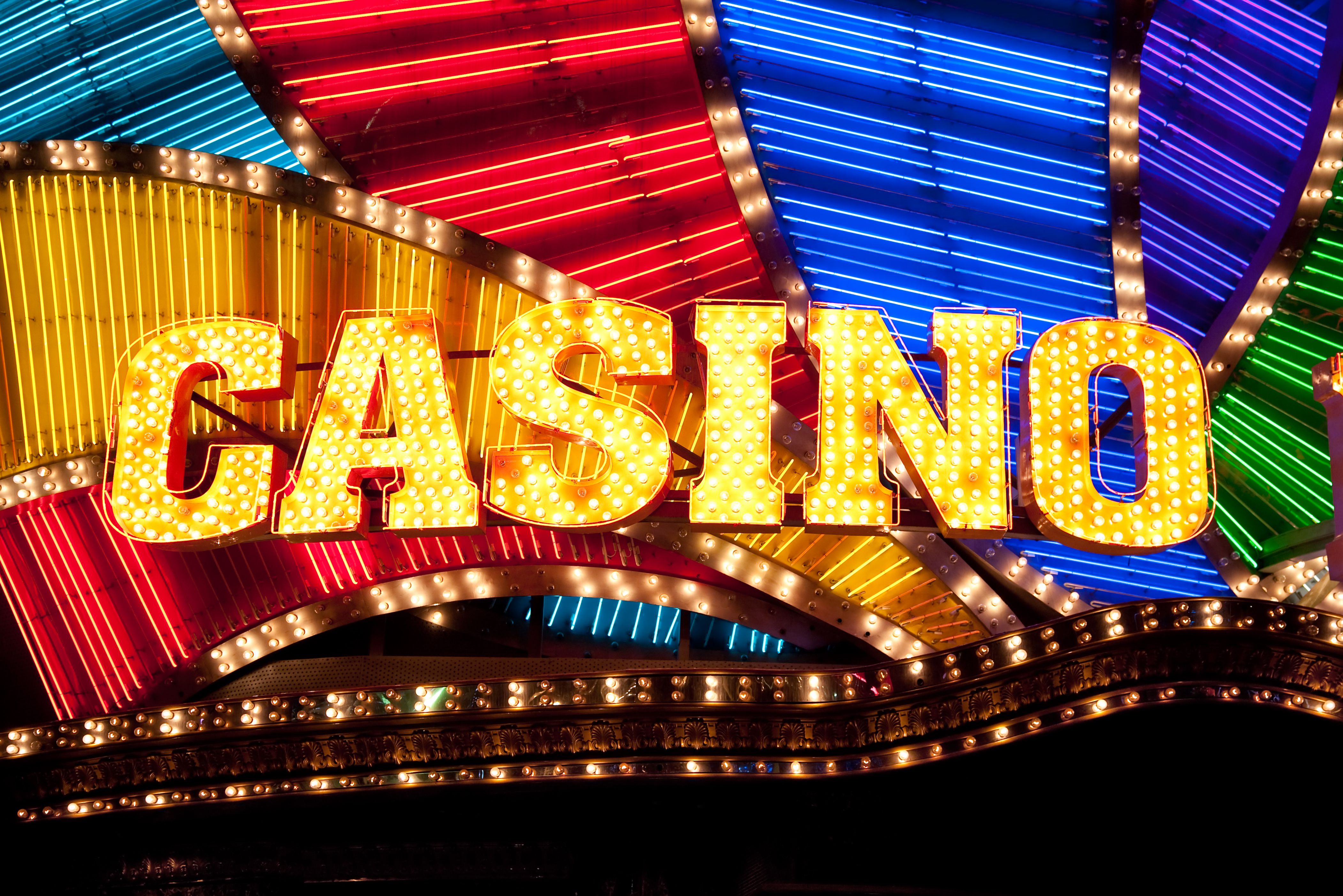 A stunning photo of the WinStar World Casino exterior with its iconic globe entrance.
